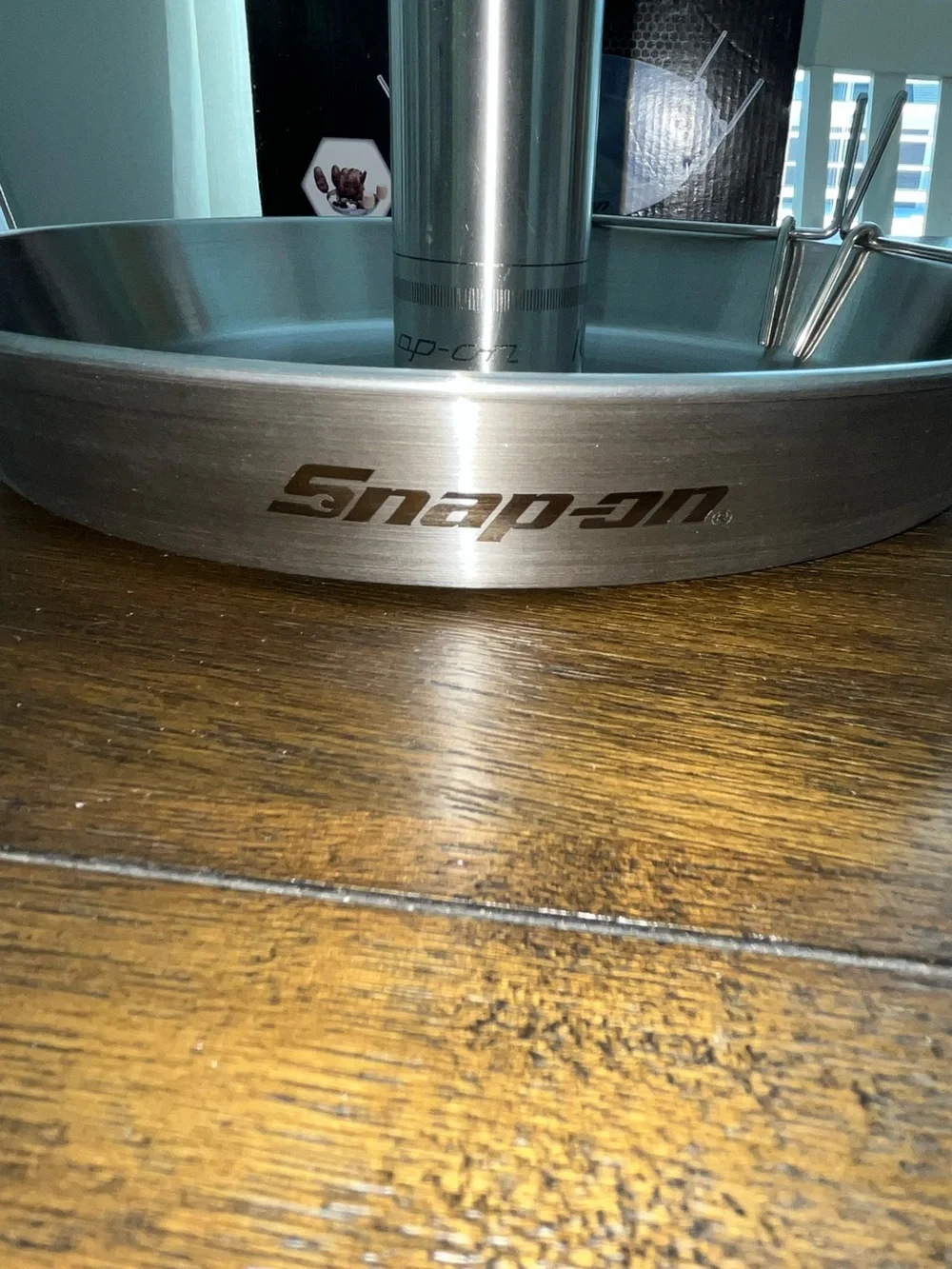 Snap-on Tools Upright Socket Beer Can Chicken Roasting Pan With Veg Spikes: New!
